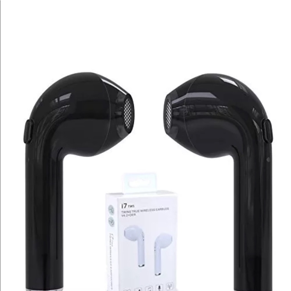 Black Wireless Bluetooth Headphones Ear Buds